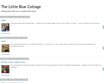 Tablet Screenshot of littlebluecottage.blogspot.com