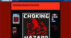 Desktop Screenshot of chokinghazardrecords.blogspot.com