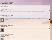 Tablet Screenshot of caminoingles2010.blogspot.com