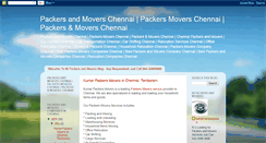 Desktop Screenshot of packers-moverschennai.blogspot.com