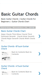 Mobile Screenshot of basicguitarchords.blogspot.com