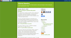 Desktop Screenshot of maya-clinicalgenetics.blogspot.com