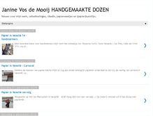 Tablet Screenshot of janinevosdemooij.blogspot.com