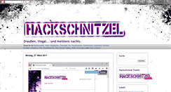 Desktop Screenshot of hackschnitzelblog.blogspot.com