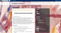 Desktop Screenshot of creativeparlour-shrikant.blogspot.com