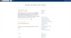 Desktop Screenshot of makemoneyebay.blogspot.com