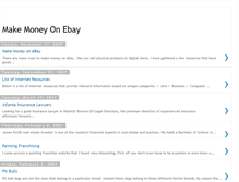 Tablet Screenshot of makemoneyebay.blogspot.com