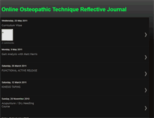 Tablet Screenshot of osteopathevans.blogspot.com