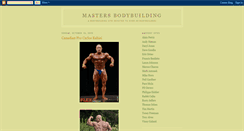 Desktop Screenshot of mastersbodybuilding.blogspot.com