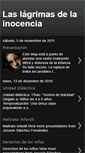 Mobile Screenshot of laslagrimasdelainocencia.blogspot.com