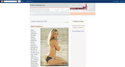 Desktop Screenshot of beautifulmariyasharapova.blogspot.com