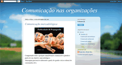 Desktop Screenshot of comunicacaonasorganizacoes2010.blogspot.com