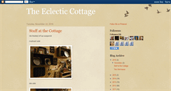 Desktop Screenshot of eclecticcottage.blogspot.com
