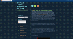 Desktop Screenshot of dcfoodjunkie.blogspot.com