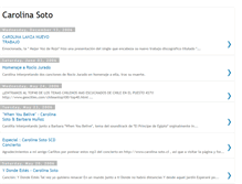Tablet Screenshot of carolinasoto.blogspot.com