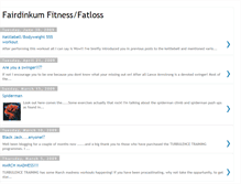 Tablet Screenshot of fairdinkumfitnessfatloss.blogspot.com