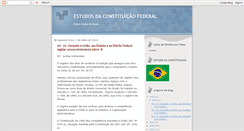 Desktop Screenshot of estudosdedireitoconstitucional.blogspot.com