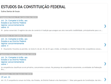 Tablet Screenshot of estudosdedireitoconstitucional.blogspot.com