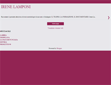 Tablet Screenshot of irenelamponi.blogspot.com