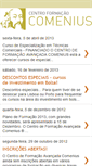 Mobile Screenshot of centrodeformacaocomenius.blogspot.com