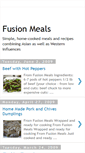 Mobile Screenshot of fusionmeals.blogspot.com