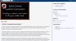 Desktop Screenshot of homeschoolcustomcurriculum.blogspot.com