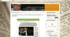 Desktop Screenshot of josemariafraile.blogspot.com