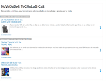 Tablet Screenshot of novedadestecnologicasbo.blogspot.com