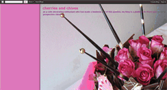 Desktop Screenshot of cherriesandchives.blogspot.com