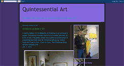 Desktop Screenshot of gallery121artists.blogspot.com