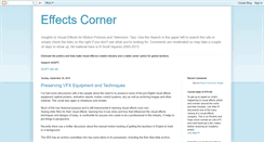 Desktop Screenshot of effectscorner.blogspot.com