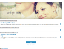 Tablet Screenshot of ambientbride.blogspot.com
