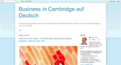 Desktop Screenshot of cambridge-deutsch.blogspot.com