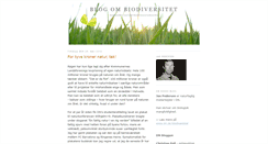 Desktop Screenshot of biodiversitet-dn.blogspot.com