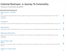 Tablet Screenshot of celestialdestroyerxianger.blogspot.com
