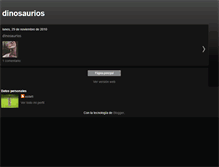 Tablet Screenshot of dinosauriospreistoricos.blogspot.com