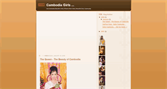 Desktop Screenshot of cambodiababes.blogspot.com