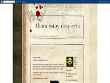 Tablet Screenshot of ahoraestoydespierto.blogspot.com