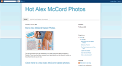 Desktop Screenshot of hotalexmccordphotos.blogspot.com