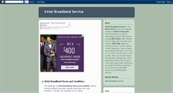 Desktop Screenshot of airtelbroadbandservice.blogspot.com