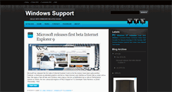 Desktop Screenshot of microsoftwindowssupport.blogspot.com