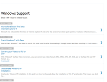 Tablet Screenshot of microsoftwindowssupport.blogspot.com