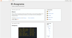 Desktop Screenshot of elanagrama.blogspot.com
