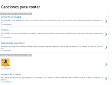 Tablet Screenshot of cancionesparacontar.blogspot.com