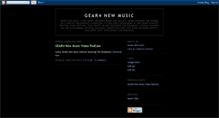 Desktop Screenshot of gear4newmusic.blogspot.com