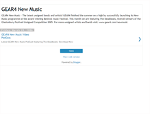 Tablet Screenshot of gear4newmusic.blogspot.com
