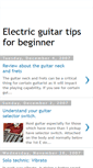 Mobile Screenshot of electricguitartips.blogspot.com