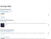 Tablet Screenshot of mydogsballs.blogspot.com