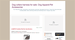 Desktop Screenshot of dogcollarsharnessforsale.blogspot.com