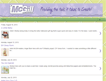 Tablet Screenshot of mcgillincblog.blogspot.com